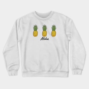 Aloha Hawaiian Pineapple Crewneck Sweatshirt